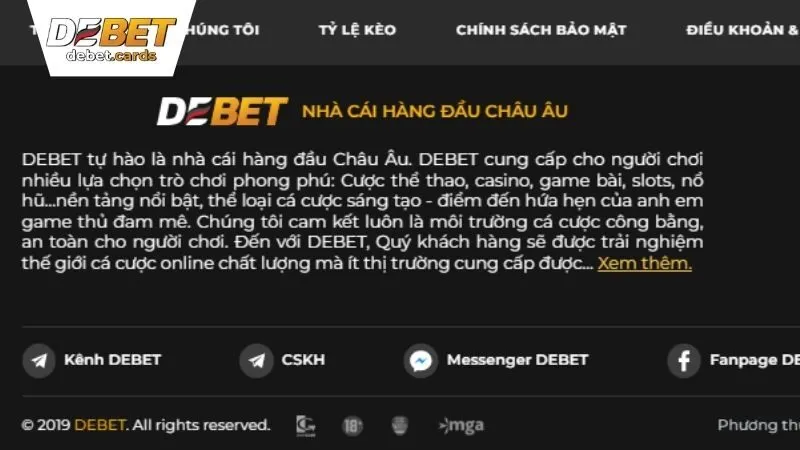 Liên Hệ DEBET - Hỗ Trợ Đa Dạng Cách Thức Để Liên Lạc 1 lien-he-debet-la-gi